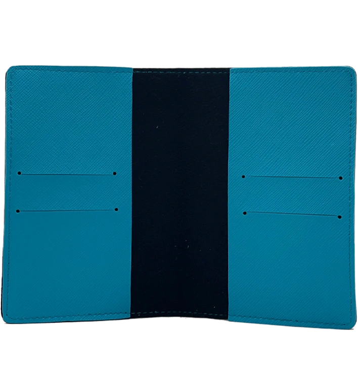 Protege passeport en cuir